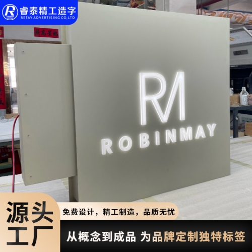 赣州不锈钢镂空金属灯箱