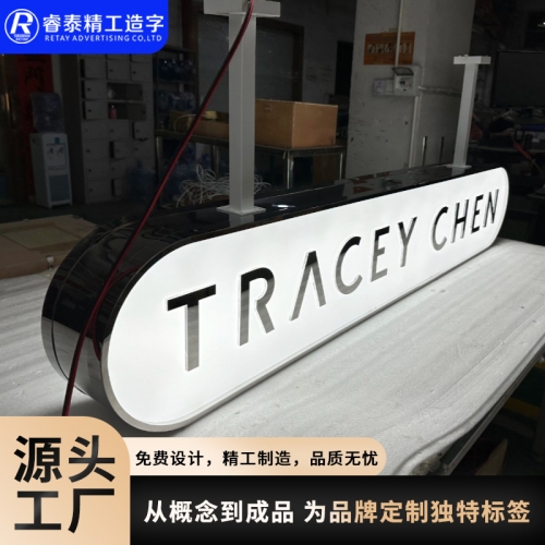 天水悬挂双面发光灯箱